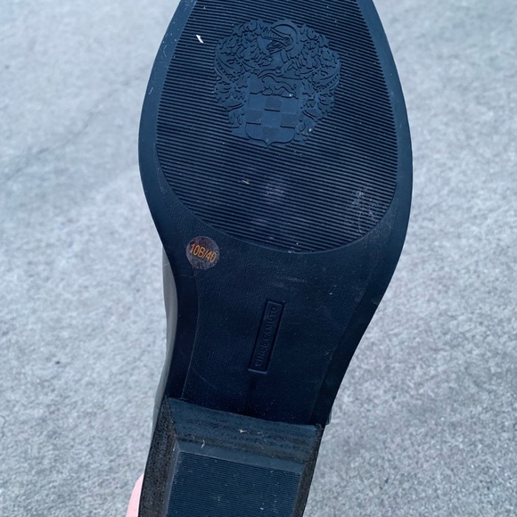 vince camuto •••navy & gray metal studded booties - Picture 5 of 11